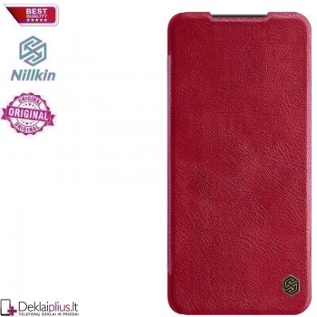 Odinis Nillkin qin atverčiamas dėklas - raudonas (telefonams Samsung A13 5G/A04S)